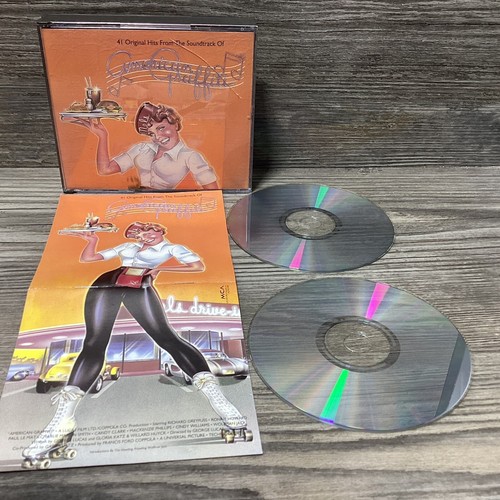 Juego de 2 CD Folletos Banda Sonora American Graffiti Álbum 41 Éxitos de Música Rock N Roll - Imagen 8 de 13
