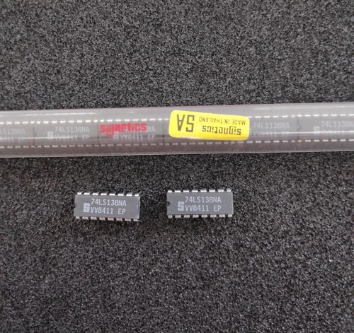 10 Stück/pcs N74LS138NA SIGNETICS DIP16 Decoder/Multiplexer 74LS138 74LS138NA - Bild 1 von 2
