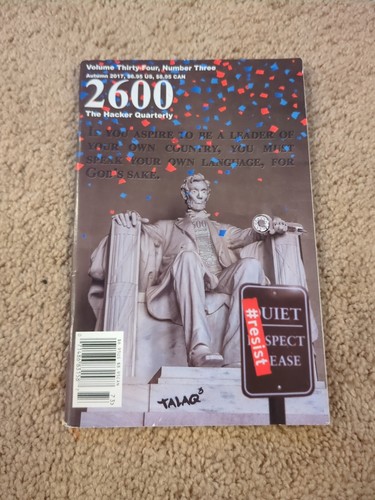 2600 The Hacker Quarterly Magazine - Autumn 2017 - Bild 1 von 2