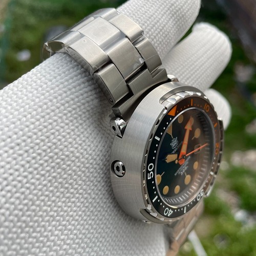 Steeldive SD1975, TUNA, NH35, Sapphire, 'Honeycomb', Diving, 3-Link Bracelet - Bild 7 von 15