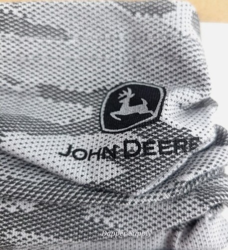 John Deere Neck Gaiter Grey Camo Adult - New - Picture 2 of 5