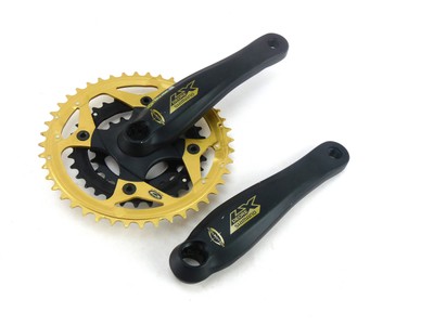 Shimano LX Crankset Gold 170mm 44-32-22 Vintage Mountain bike 2 NOS | eBay