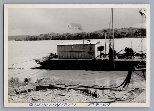 1967 Gulf Öl & Gas Vintage 4,25 x 3" Foto Pipeline Cincinnati, Ohio 9403 - Bild 1 von 2