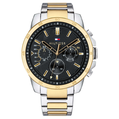 NUOVO OROLOGIO DA UOMO ORIGINALE TOMMY HILFIGER 1791559 ACCIAIO INOX ORO GIALLO REGALO - Foto 2 di 5