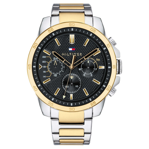 NEW GENUINE TOMMY HILFIGER 1791559 STAINLESS STEEL YELLOW GOLD MENS WATCH GIFT - Picture 1 of 5