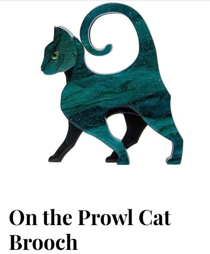 Erstwilder Cat Brooch - On The Prowl - 2020 - no storycard - Picture 5 of 6