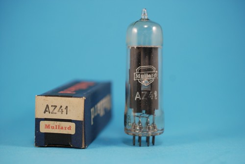 Mullard AZ41 NOS Neu in OVP getestet Vollwellengleichrichter Netzteil Röhrenventil - Bild 2 von 8