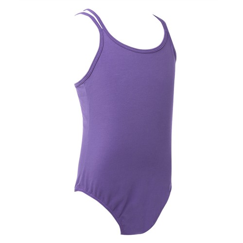 Girls Basic Ballet Leotard Jumpsuit Kids Camisole Tank Top Gymnastics Bodysuit - Bild 9 von 41