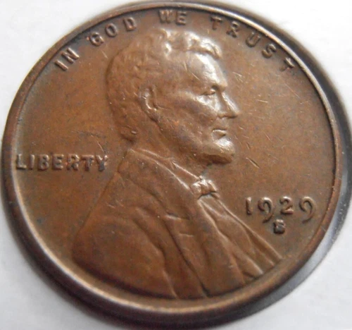 1929 S Lincoln Cent, Beautiful AU coin, Only 50 million minted, (29SGCA)