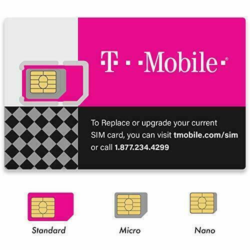 Carte SIM T-Mobile micro/Nano/Standard GSM 4G/3G/2G LTE démarreur prépayé/postpayé - Photo 1/1