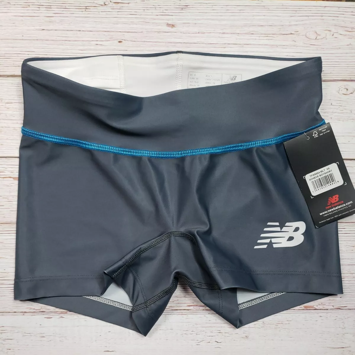 New Balance Womens Racing Briefs size XS Track and Field grey new