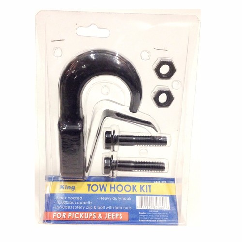 King, TOW HOOK KIT, FOR PICKUPS & JEEPS, 3436-023, 657807343603 - Picture 2 of 4
