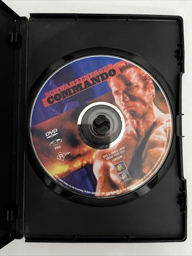 Commando (DVD, 1985) Arnold Schwarzenegger, Rae Dawn Chong. Region 4 - Afbeelding 3 van 3