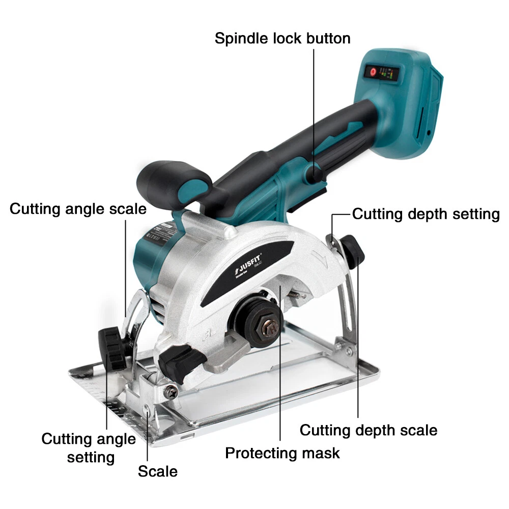 JUSFIT 18V LXT Li ion Cordless 125mm Circular Saw Bare Naked Body Only