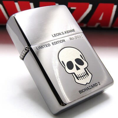 Resident Evil Biohazard Leon Limited Zippo Oil Lighter Set 1998