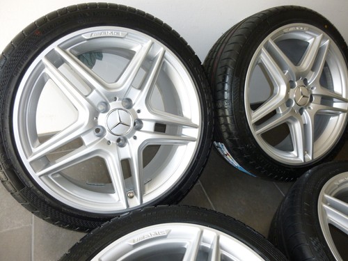AMG Felgen neue Allwetterreifen 8+8,5 x 18 Mercedes W204 C-Klasse W207 W208 W209 - Bild 2 von 9