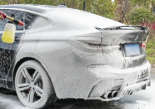 1/4" Snow Foam Pressure Washer Gun Car Wash Soap Lance Cannon Sprayer Jet Bottle - Picture 11 of 18