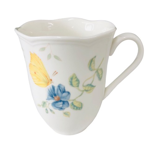 Lenox Mug Dragonfly Dinnerware Coffee Tea Cup Bees Butterflies Flowers 4.5 x 3.5 - Picture 3 of 6