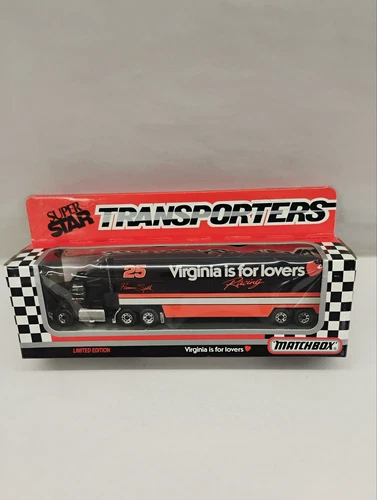 1993 Matchbox Super Star Virginia Is For Lovers Transporter #25