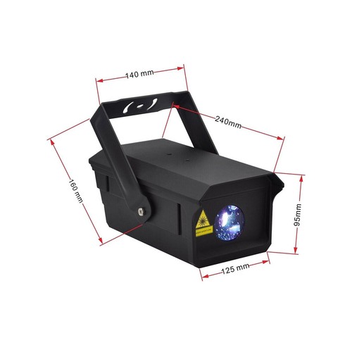Outdoor RGB Laserlicht LED Sternenhimmel Projektor Lampe DJ Disco Bühnenbeleucht - Bild 3 von 21