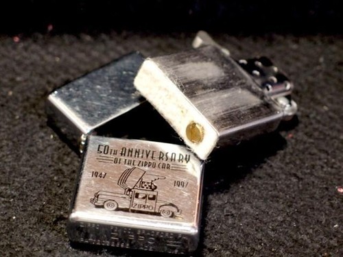 Zippo Vintage 1996 50 Aniversario del Coche Zippo Edición Limitada Nº 084 Sin Caja - Imagen 5 de 5