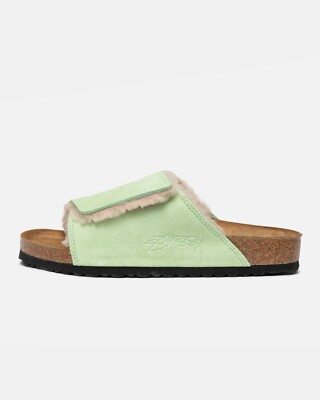 Stussy × BIRKENSTOCK Solana bone 27cm Stussy × BIRKENSTOCK Solana Green Bone Caramel 3colors US 2