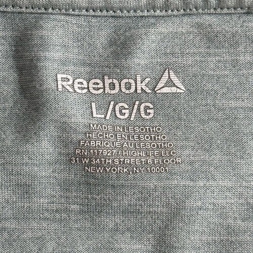 Reebok Blue Round Neck Short Sleeve T-Shirt Women Large Casual Activewear - Picture 3 of 9