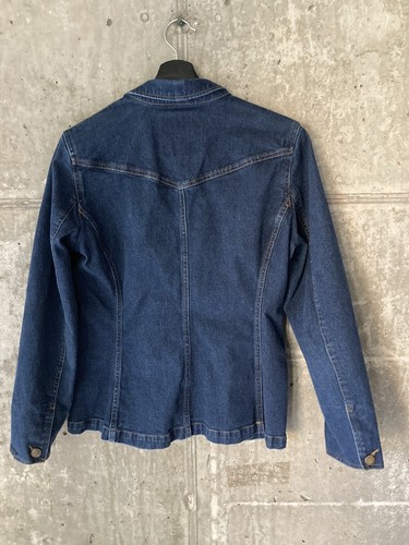 Woman’s Isaac Mizrahi For Target Denim Blue Blazer Size Medium - Bild 4 von 6