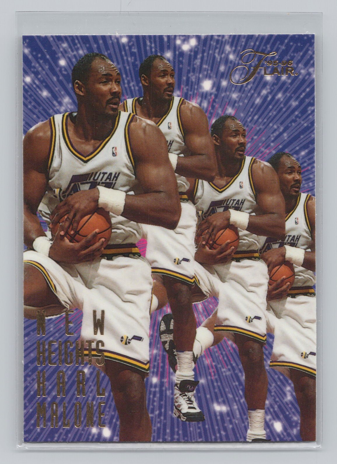 1995-96 Flair #6 Karl Malone