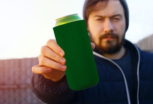 Blank Neoprene Collapsible 16 oz. Can Coolie: Choose Color and Quantity - Picture 6 of 61