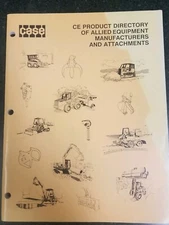 1992 Case Machinery Product Directory Allied Equipment Manufacturers Attachments
