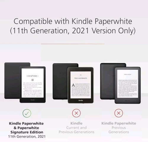 NEW Made for Amazon Glass Screen Protector for Kindle Paperwhite (2021) 11th Gen - Photo 5/5