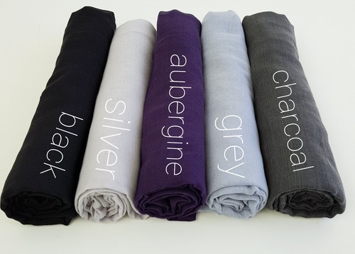 Ladies Womens Big Plain VISCOSE/RAYON Large Maxi Scarf Hijab Shawl Sarong Wrap - Picture 10 of 56