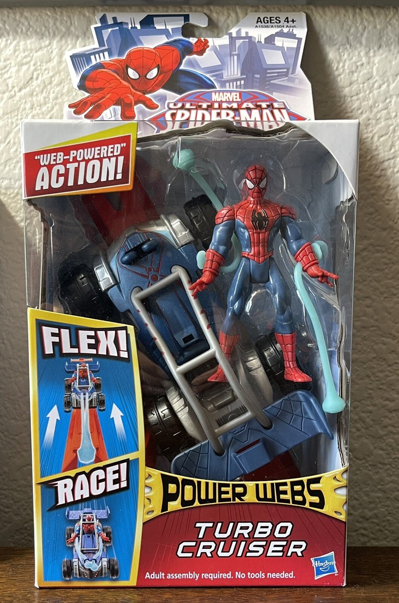 Marvel Ultimate Spider-Man Power Webs Turbo Cruiser Lounches