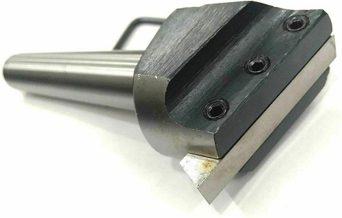 Fly Cutter MT2 Shank (M10 Drawbar thread) For Lathe & Milling HSS Tool Bit 3/8" - Picture 2 of 3