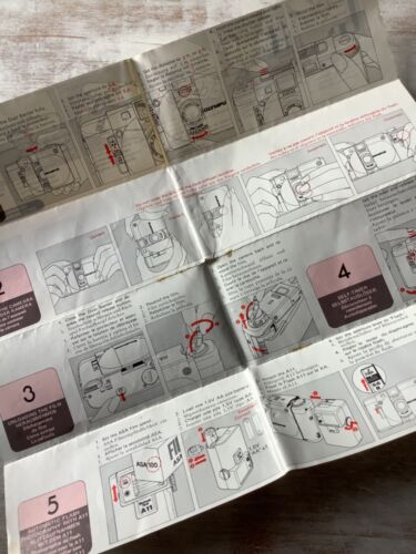 Original Olympus XA 35mm Film Camera Instruction Book Printed in Japan - Photo 2/3