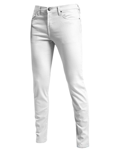Pantalones de mezclilla elásticos ajustados de moda premium para hombre entrepierna: 32" [NEMP01] - Imagen 28 de 65