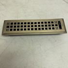 Signature Hardware Antique Style Solid Brass Floor/Wall Register Antique Brass