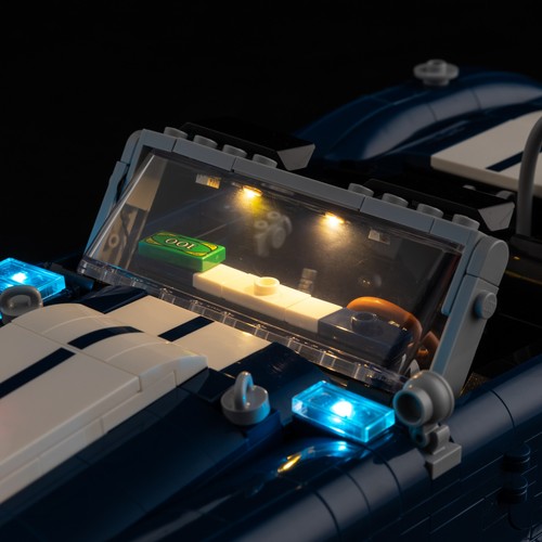 Lichtset NUR für LEGO® Shelby Cobra 427 S/C 10357 - Bild 12 von 17