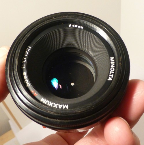 MINOLTA AF 50mm F1.7 LENS for MINOLTA FILM & SONY DIGITAL SLRs with ISSUES (012) - Picture 6 of 6