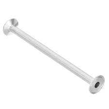 1 in OD Tri Clamps Tube, Spool Tube with 2 in Clamp Ends,100mm/3.94in