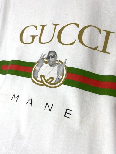 Gucci Mane Rap T Shirt Posty Migos Travis Scott Astroworld White S Size - Picture 4 of 5