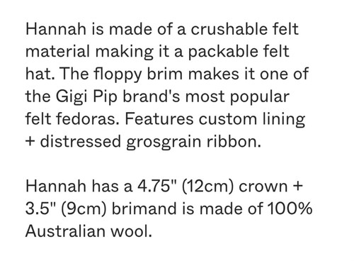Gigi Pip Hannah Floppy Fedora - Bild 19 von 23