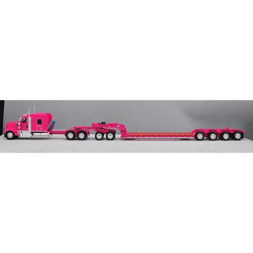 DCP by First Gear, 1/64 Kenworth W900L w/ Tri-axle Lowboy, 60-1497 - Imagen 4 de 4