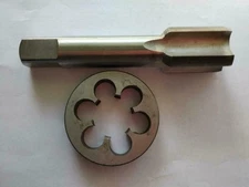 1Pcs HSS Machine M30 X 1.0mm Plug Tap and 1pc M30 X 1.0mm Die Threading Tool