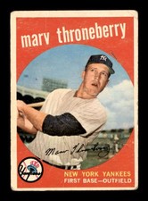 1959 Topps #326 Marv Throneberry   G/VG X3509537