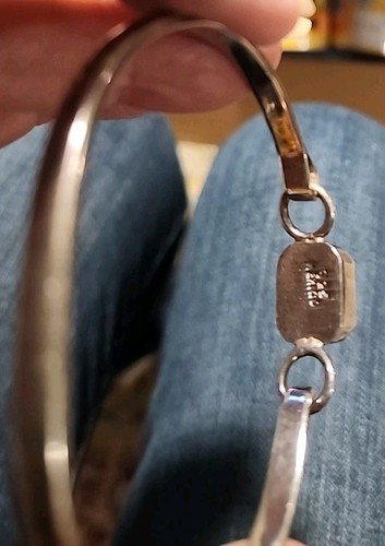 Pulsera de Plata de Ley 925 y GRANDE Amatista México Vintage Nuevo de Lote Antiguo/Ver Fotos y Leer - Imagen 5 de 8