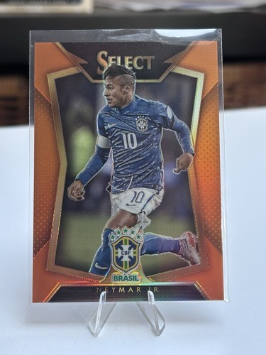 2015-16 Panini Select Neymar Jr. Orange Prizm /149 #22 Brazil Blue Jersey  - Bild 1 von 2