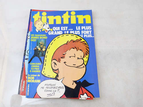 Lot de 9 hebdomadaires tintin - N° 312 à 320 de 1978 - Picture 4 of 5