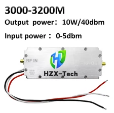 HZX-Tech 3000-3200MHZ 10W 40dbm  Wireless Signal Power amplifier Customizable